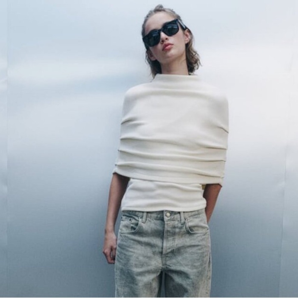 ISO Zara draped top 0858/017